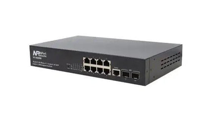 NPORT N1-9208W is a High-performance L2 Managed Gigabit 8-Port 10/100/1000Mbps RJ-45 & 2-Port 100/1000mbps SFP L2 Management Switch.
