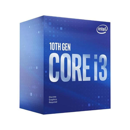 Intel Core i3-10100F 10th Generation LGA1200 Desktop Processor 4, 4 Cores 8 Threads up to 4.30GHz 6MB Cache