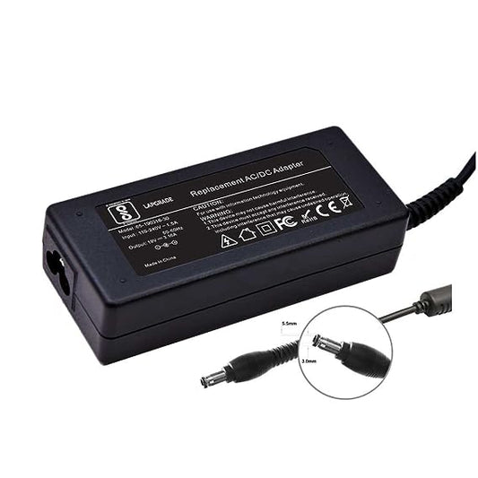 Lappy Power Laptop Adapter 65W 19V/3.16A For Samsung laptops (Pin Size 5.5*3.0mm) - Compatible