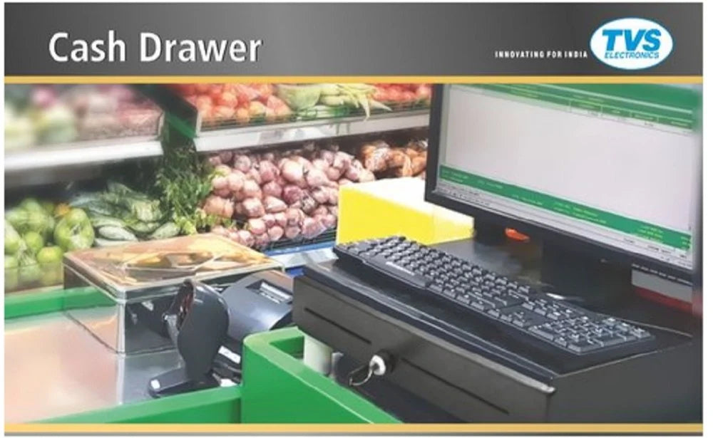 TVS CHAMP CD-58410G Cash Drawer (Black)