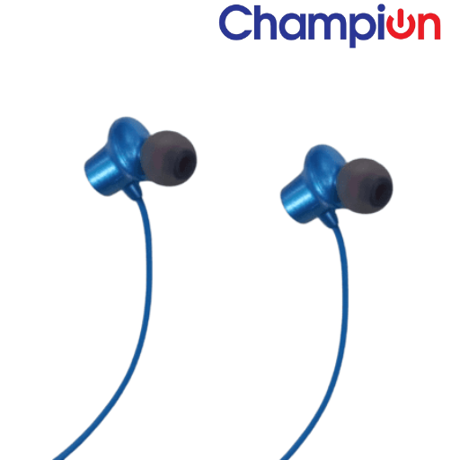 Champion Roundband Headset Neckband Bluetooth Headphones Wireless Sport Stereo (Blue)