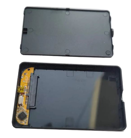 USB 2.0 Hard Drive Disk (HDD) External Enclosure Casing 2.5"(6.35)cm for Laptop/PC (Black)