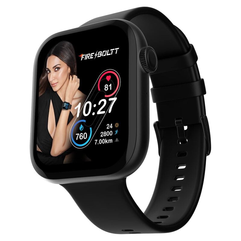 Fire-Boltt Ring 3 Smart Watch 1.8" Biggest Display Sports Modes in Built Calculator & Games SpO2 Heart Rate Monitoring