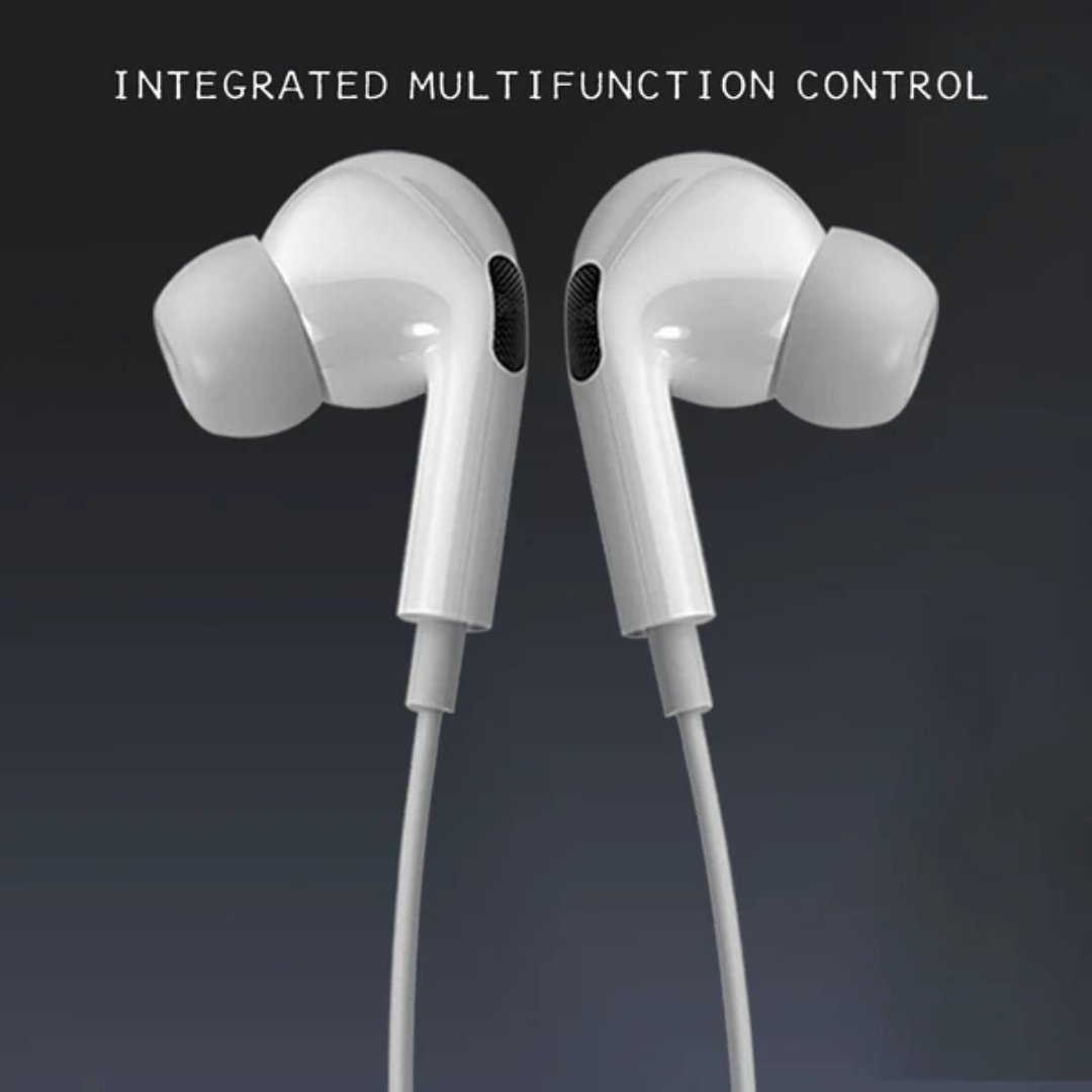 Champion Wired Earphone For Android and IOS (White)