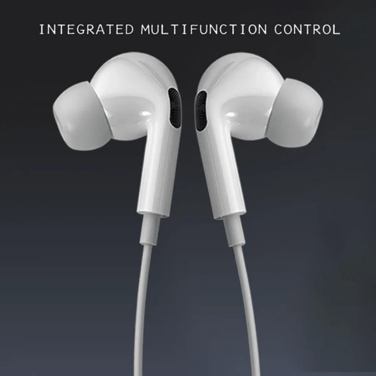 Champion Wired Earphone For Android and IOS (White)