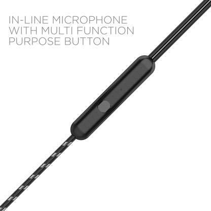 boAt BassHeads 172 Wired in Ear Earphone with Mic (Black)