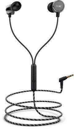 boAt BassHeads 172 Wired in Ear Earphone with Mic (Black)