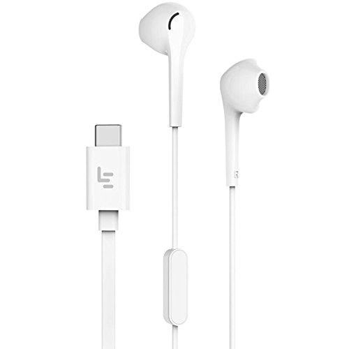 Letv LePDH401IN Type C Plug Gold Half-in-Ear Wired Earphone (White)