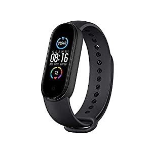 MI Smart Band 5 - India's No. 1 Fitness Band | 1.1" (2.79cm) AMOLED Display, 2 Weeks Battery Life, 11 Sports Modes (Black)