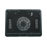 Laptop Cooling Pad 1 Fan Cooling Pad (Black)