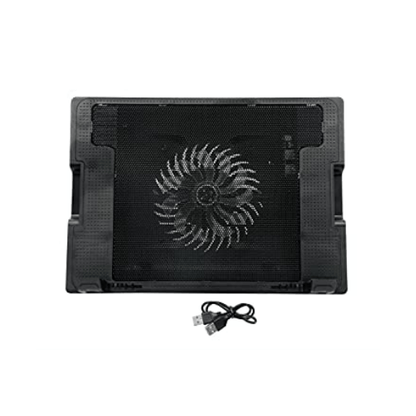 Laptop Cooling Pad AD-21, Single Fan Cooling Pad (Black)