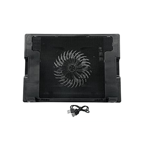 Laptop Cooling Pad AD-21, Single Fan Cooling Pad (Black)