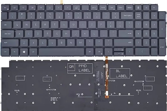 Laptop Keyboard for Dell Inspiron 15 3510 3511 5510 5515, Inspiron 16 7610, Latitude 3520 with backlight.
