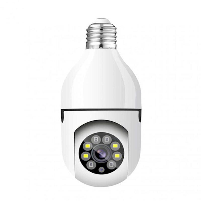 Wifi Camera | 3MP Indoor Bulb Camera Indoor 360Ã‚Â° Smart Home Security Camera | Light Vision 24x7 Continuous Recording with Motion Sensor