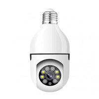 Wifi Camera | 3MP Indoor Bulb Camera Indoor 360° Smart Home Security Camera | Light Vision 24x7 Continuous Recording with Motion Sensor