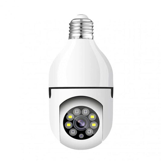 Wifi Camera | 3MP Indoor Bulb Camera Indoor 360Ã‚Â° Smart Home Security Camera | Light Vision 24x7 Continuous Recording with Motion Sensor