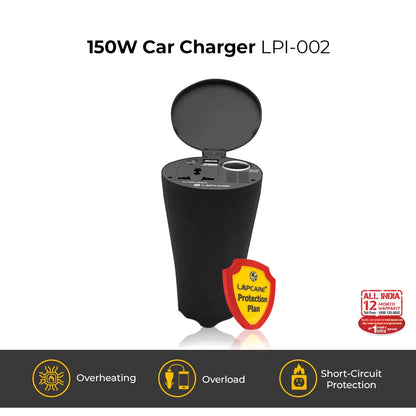 Lapcare 150W PORTABLE POWER INVERTER