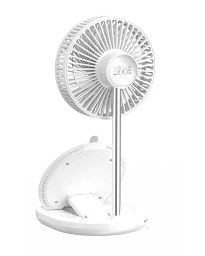 USB Mini Fans 2 in 1 Table Phone Stand With Fast Wireless Charger