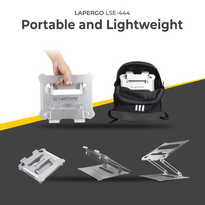 LAPERGO Foldable Aluminum Laptop Stand /Notebook Riser (LSE-444)