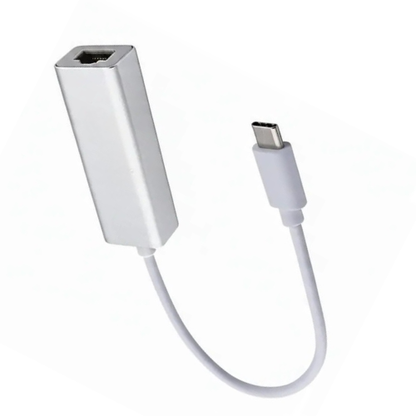 Type C To LAN 3.0 | USB-C to Ethernet Adapter USB Type-C (Thunderbolt 3) to 10/100/1000 Gigabit RJ45 Ethernet LAN Network Adapter