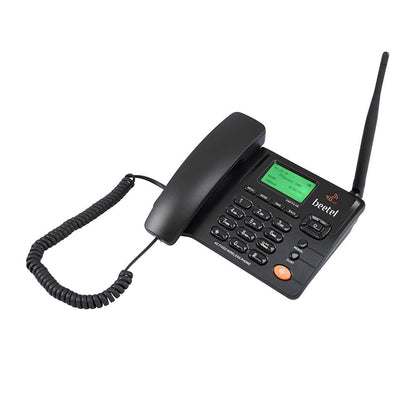 Beetel F3-4G Fixed Wireless Phone with Hotspot, 4G VoLTE Support, LED Backlight, 2-Way Digital Speaker, and Multi-Band Connectivity (Black)