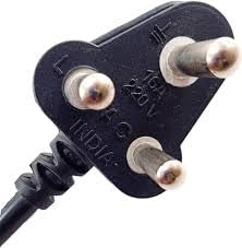 Champion 3-Pin Power Cable with Open End 6A, Universal Power Cord for PC, Desktop, Monitor, Printer, LED TV, SMPS, UPS, CCTV Power Supply