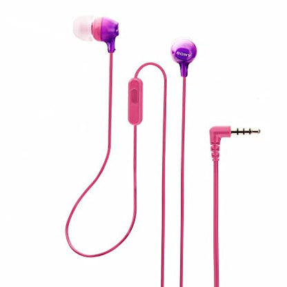 SONY MDR-EX15AP in the Ear Wired Headset (Violet)