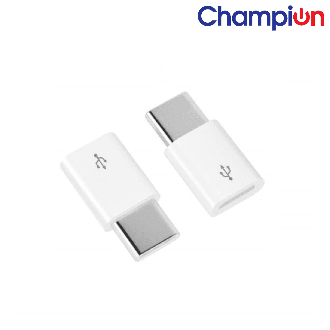 CHAMPION Set of 3 USB Type C Adapter Micro USB to Type C Adapter