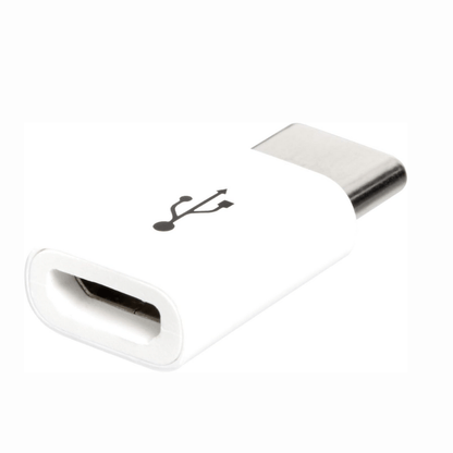 Champion USB Type C Adapter, Micro USB to USB C Adapter, Data Syncing and Charging Adapter (White)