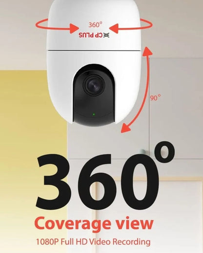 CP Plus CP21 Camera MP Full HD Home Wi-Fi PT Camera |Built in Siren Privacy Mode
