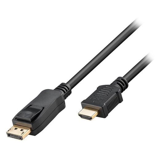Display Port Male to HDMI Cable Male Port Cable (1.5 Meter)