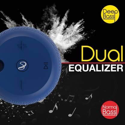 Infinity by Harman Fuze 99,Deep Bass Sound with Dual Equalizer and Water Proof Bluetooth Speaker(Blue)