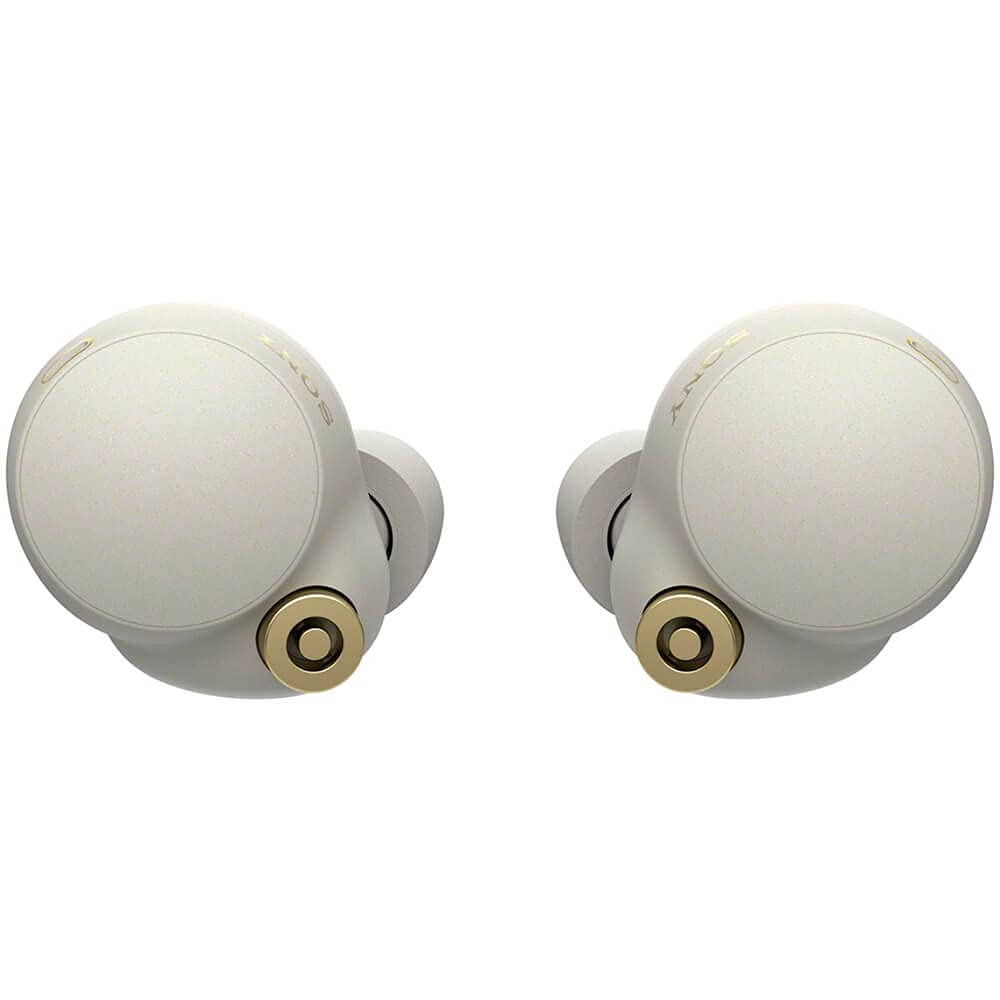 Sony WF-1000XM4 Noise Cancellation Multipoint Connection BT 5.2 TWS Truly Wireless in Ear Earbuds with Mic 36Hr Battery Life WFH Built-in Mic for Clear Calls, Silver