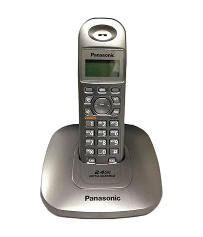 Panasonic KX-TG3611SX Single Line 2.4GHz Digital Cordless Phone (Black)