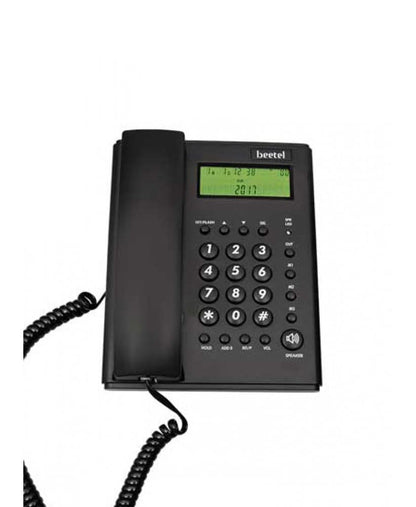 Beetel M500 Caller ID Landline Phone with Speaker Phone (Black)