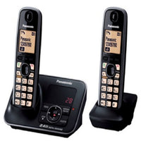 Panasonic 2.4GHz KX-TG3722SXB Digital Cordless Telephone (Black)