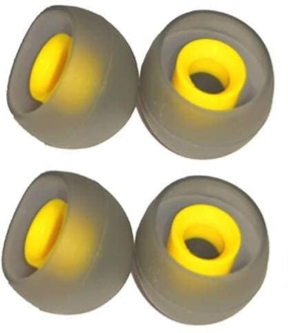 Silicone Rubber Earbuds for Realme Buds | Replacement Earpads & Earplugs | Medium Size Rubber Ear Cushions