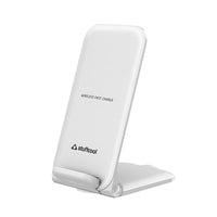 Stuffcool WC720 Foldable 15W Wireless Charger Compatible with iPhone 13, iPhone 12, Samsung S21/S21 Ultra, Note 20 Ultra, and Other Flagship Devices
