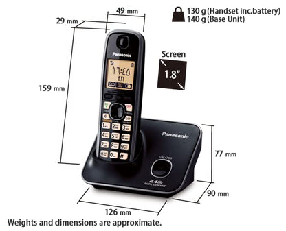 Panasonic KX-TG3711SX Single Line Digital Cordless Telephone