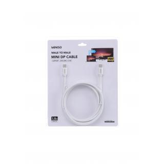 Miniso Male To Male Mini Display Port Cable 1.8m (White)