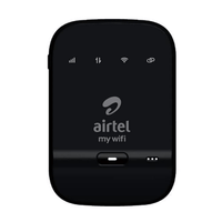 Airtel Xstream DigitalTV AMF-311WW 150Mbps Single_Band Data Card 4G Hotspot Support with 2300 Mah Battery (Black)