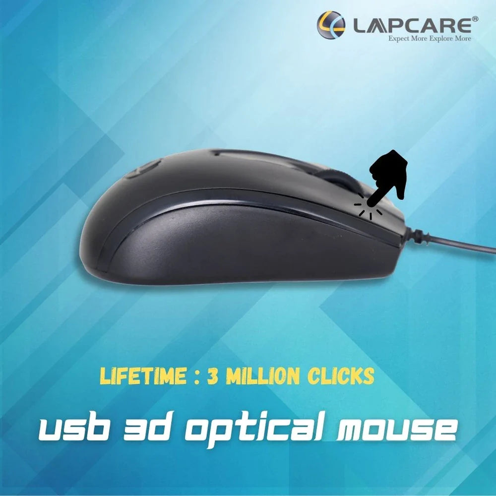 Lapcare Optical Mouse L-70 Plus (Ind)