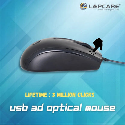 Lapcare Optical Mouse L-70 Plus (Ind)
