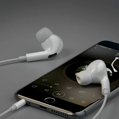 Champion Wired Earphone For Android and IOS (White)