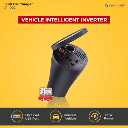 Lapcare 150W PORTABLE POWER INVERTER