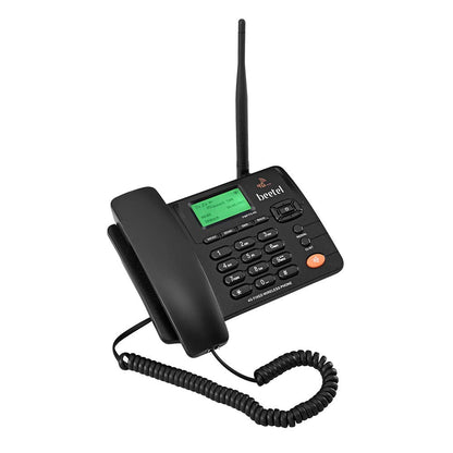 Beetel F3-4G Fixed Wireless Phone with Hotspot, 4G VoLTE Support, LED Backlight, 2-Way Digital Speaker, and Multi-Band Connectivity (Black)