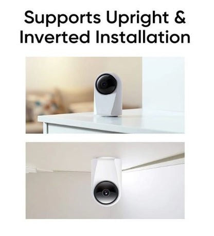 realme 360 Deg 1080p Full HD WiFi Smart Security Camera (White)