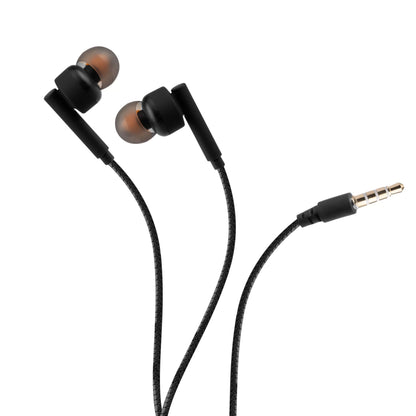 Lapcare WOOBUDS V Wired Earbuds with inbuilt MIC -Black (LBD-303)