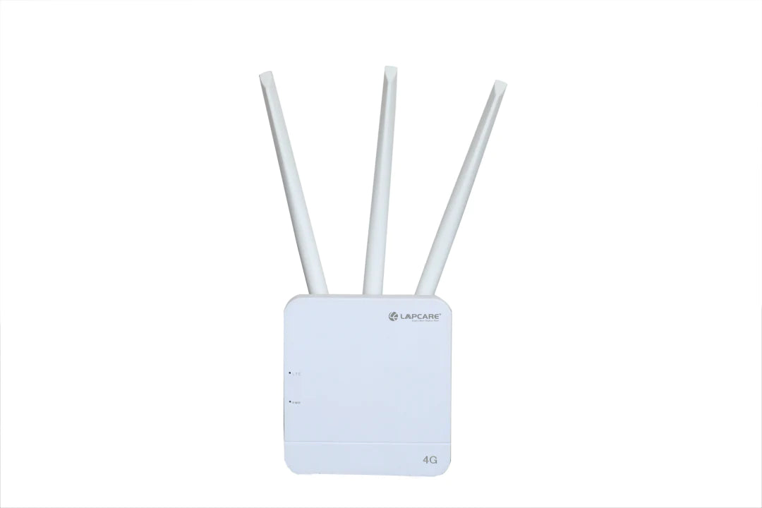 Lapcare WiFi 4G & 5G Router W111 4 Mbps All Sim Card Support (White, Dual Band)