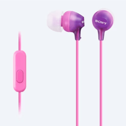 SONY MDR-EX15AP in the Ear Wired Headset (Violet)